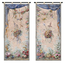 DKD Home Decor Lienzo Metal Flores Surtido 2 (80x5x165 cm)