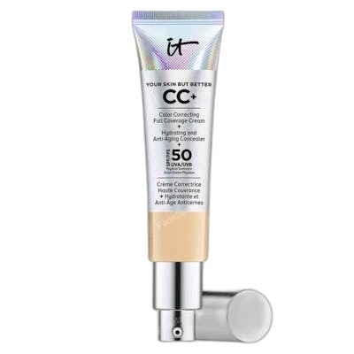 IT Cosmetics CC+ Cream Foundation SPF50+ - Cobertura Total, Hidratación y Antienvejecimiento #Light Medium IT Cosmetics CC+ Cream Foundation SPF50+ - Cobertura Total, Hidratación y Antienvejecimiento #Light Medium