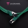 Nanocable Cable de red Cat.8.1 SSTP AWG26 verde 2 m