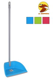 La Mopperia Recogedor Plegable con Goma y Palo de Metal U.Colors (15 Unidades)