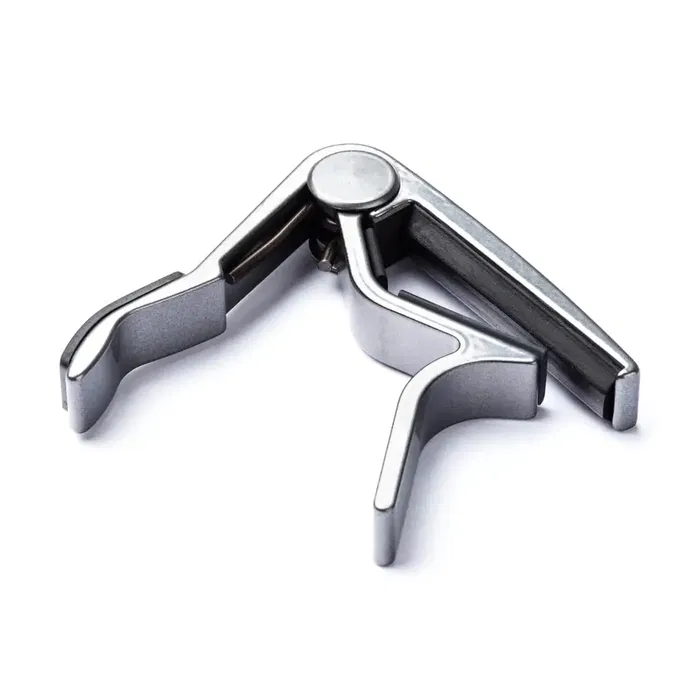 DUNLOP Cejilla Trigger Classic para Guitarra Clasica, Capo de Aluminio Aeronautico, Smoke