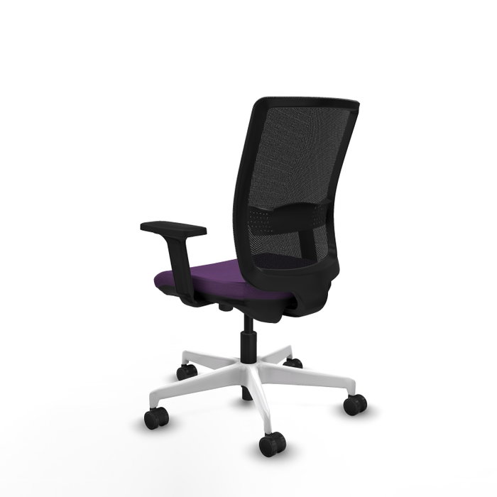PIQUERAS Y CRESPO Silla de oficina Haches Morada y Negra
