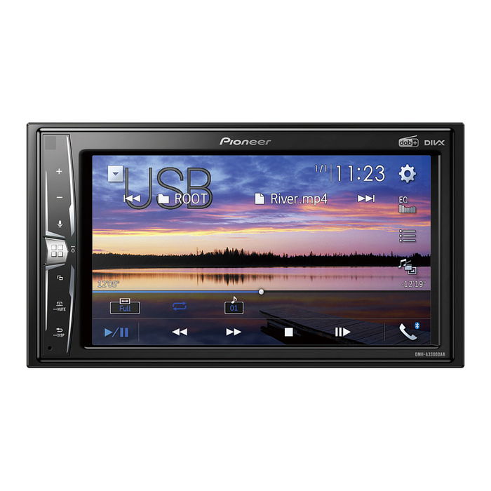 Pioneer DMH-A3300DAB Receptor Multimedia para Coche con Bluetooth y DAB+