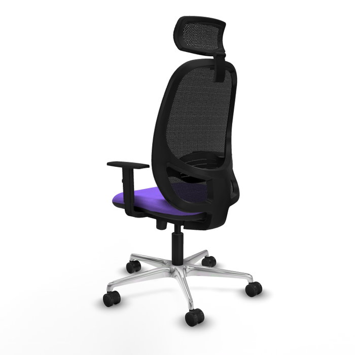 PIQUERAS Y CRESPO Silla de oficina Cilanco con mecanismo Sincro/Traslack, Lila y Negro PIQUERAS Y CRESPO Silla de oficina Cilanco con mecanismo Sincro/Traslack, Lila y Negro