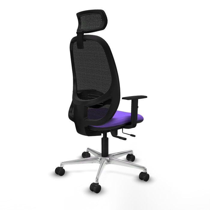PIQUERAS Y CRESPO Silla de oficina Cilanco con mecanismo Sincro/Traslack, Lila y Negro PIQUERAS Y CRESPO Silla de oficina Cilanco con mecanismo Sincro/Traslack, Lila y Negro
