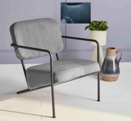 DKD Home Decor Butaca Azul Negro 72 x 71 x 55.5 cm