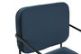 DKD Home Decor Butaca Azul Negro 72 x 71 x 55.5 cm