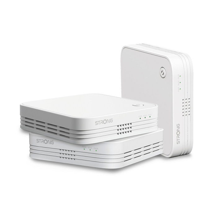 STRONG Wi-Fi Mesh Home Trio Pack 1200 Blanco (3 Unidades) STRONG Wi-Fi Mesh Home Trio Pack 1200 Blanco (3 Unidades)