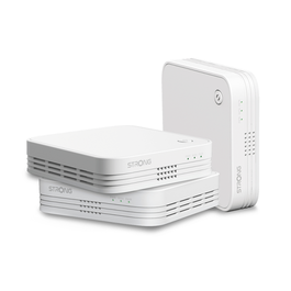 STRONG WI-MESH HOME TRIO PACK 1200 Doble Banda (2,4 GHz / 5 GHz) Wi-Fi 5 (802.11ac) Blanco Pack de 3