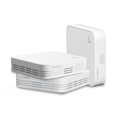 STRONG Wi-Fi Mesh Home Trio Pack 1200 Blanco (3 Unidades) STRONG Wi-Fi Mesh Home Trio Pack 1200 Blanco (3 Unidades)