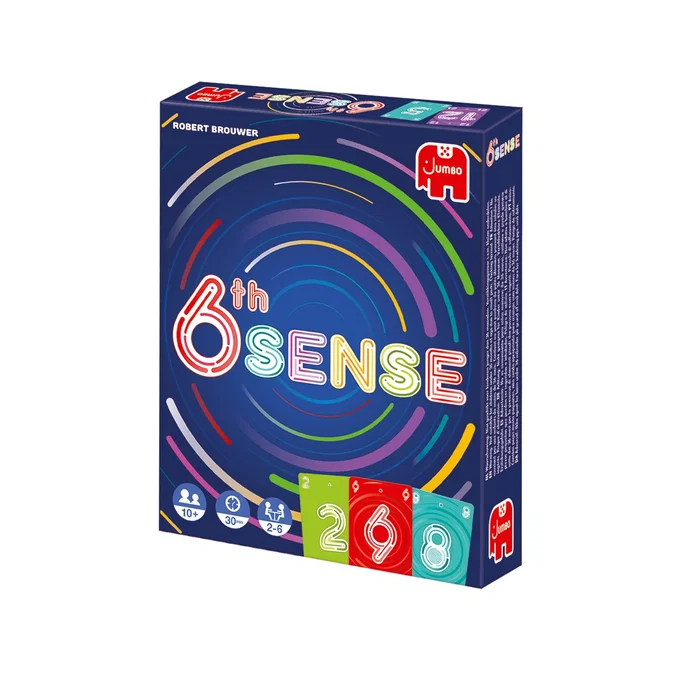Jumbo 19821 Juego de Mesa 6th Sense - Juego de Cartas Coleccionable, 70 Naipes, para 2-6 Jugadores, a Partir de 10 Años (PEGI 10), Duración 30 Minutos, Multicolor