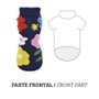 Nayeco Jersey Punto Agata 50 cm para Perro con Estampado de Flores para Paseos Seguros y Cómodos