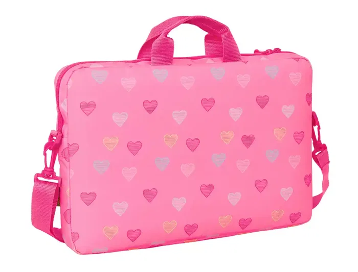 Safta Funda para Portátil 15.6' Colección Benetton Heart 270x400x40 mm, Fundas para Portátiles