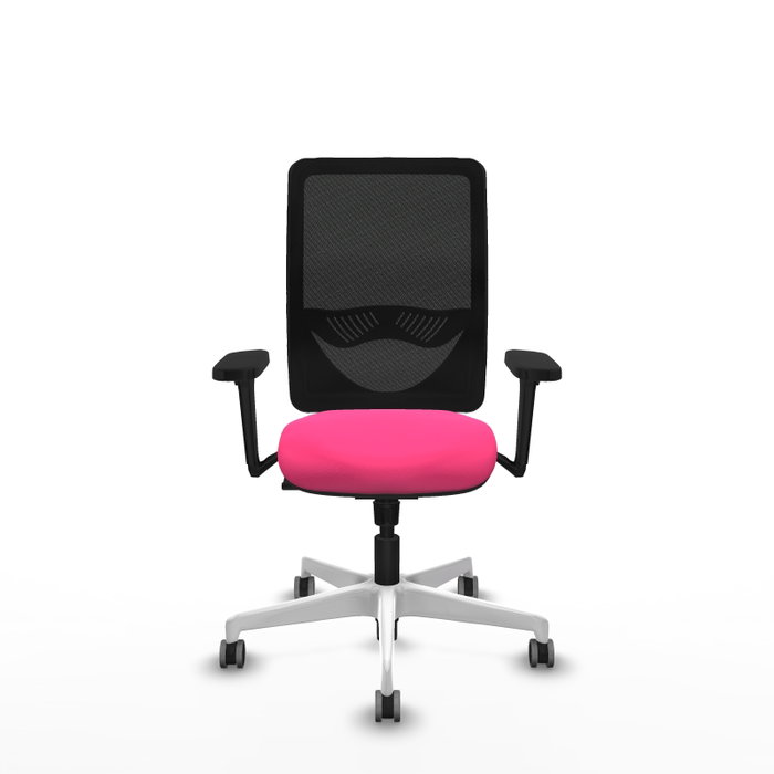 PIQUERAS Y CRESPO Silla de oficina Zulema con mecanismo Sincro, Rosa y Negro PIQUERAS Y CRESPO Silla de oficina Zulema con mecanismo Sincro, Rosa y Negro