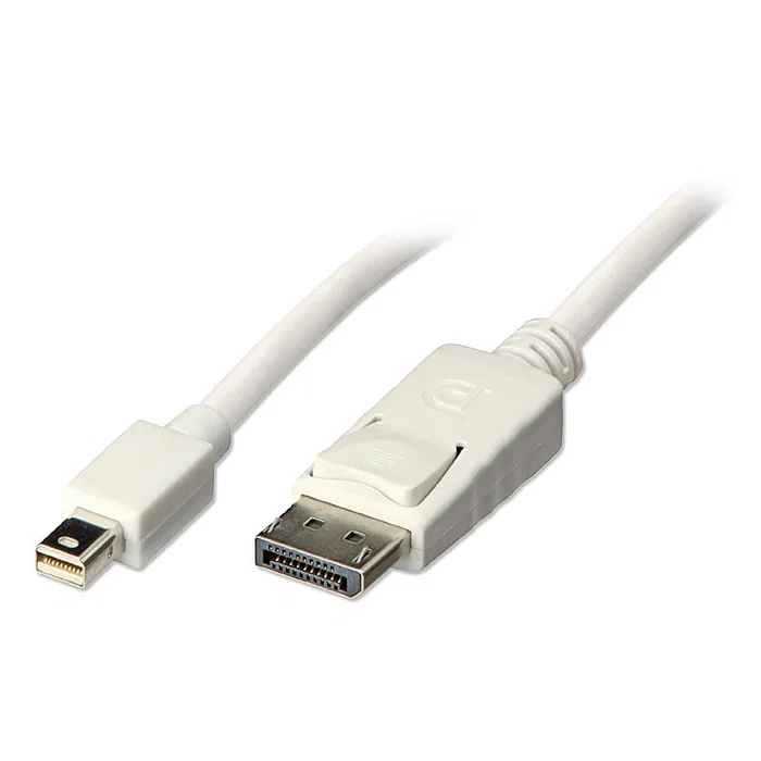 Lindy Cable DisplayPort 41059, Mini-DisplayPort a DisplayPort, 5 m, Blanco, Macho/Hembra, 10,8 Gbit/s