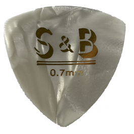 Púa S&B Triangulo Blanca 0,7