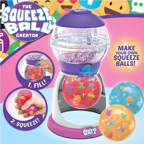 Bandai Máquina para Hacer Squeeze Ball, Crea tus Propios Squeeze y Reutilízalos