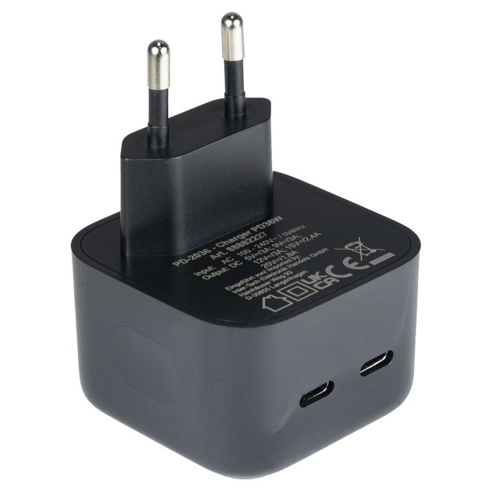 Inter-Tech PD-2036 Cargador USB-C 36W Negro