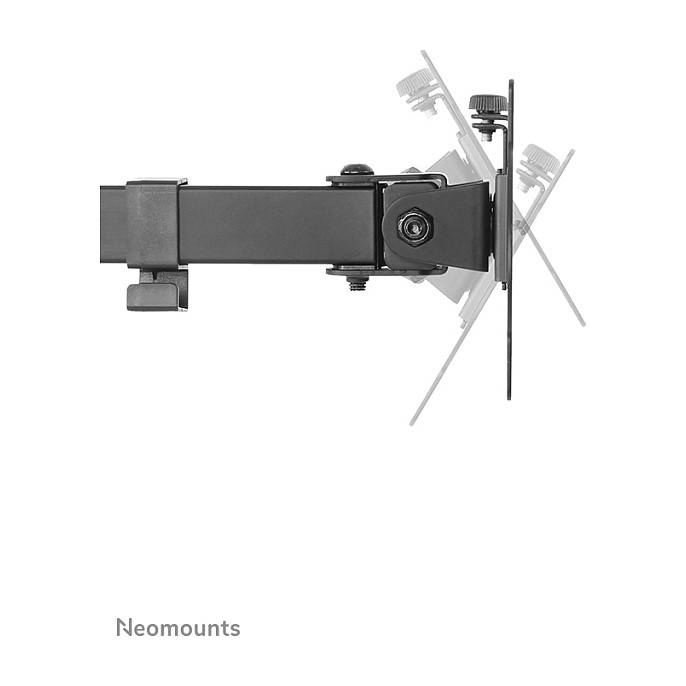 Neomounts FPMA-D550D4BLACK Soporte de Monitor Móvil para 4 Pantallas de 13" a 32" con Pinza o Atornillado, Negro Neomounts FPMA-D550D4BLACK Soporte de Monitor Móvil para 4 Pantallas de 13" a 32" con Pinza o Atornillado, Negro