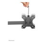 Neomounts FPMA-D550D4BLACK Soporte de Monitor Móvil para 4 Pantallas de 13" a 32" con Pinza o Atornillado, Negro