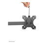 Neomounts FPMA-D550D4BLACK Soporte de Monitor Móvil para 4 Pantallas de 13" a 32" con Pinza o Atornillado, Negro