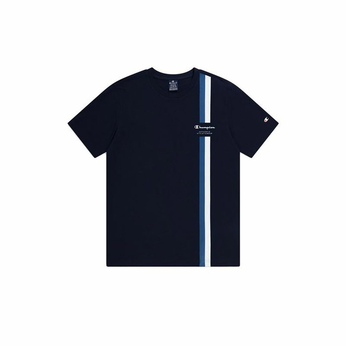 Camiseta de Manga Corta Hombre Champion Crewneck Negro L Camiseta de Manga Corta Hombre Champion Crewneck Negro L