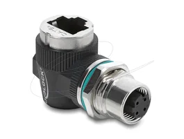 DeLOCK 90665 Adaptador D-coded 4 pin a RJ45 Angular
