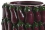 DKD Home Decor Jarrón Magnesia Bergena Morado 25x25x31