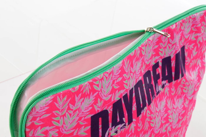 DKD Home Decor Funda Ipad Vintage Fucsia Marron 2 x 28 x 37 cm (12 Unidades)