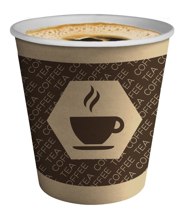 Algon Set 100 Vasos de Cartón para Café 250 cc (10 Unidades)