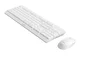 Philips 3000 Series SPT6307WL/16 Teclado y Ratón Inalámbrico RF 2.4 GHz Pack Universal, Diseño Completo QWERTY Inglés, Blanco, 1600 DPI, Teclas Multimedia