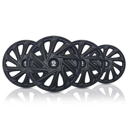 Sparco Tapacubos Varese Negro 15 pulgadas