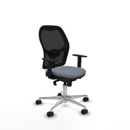 PIQUERAS Y CRESPO Silla de oficina Jorquera Gris y Negra