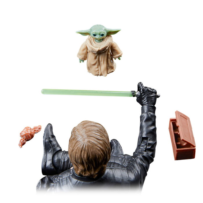 Hasbro Star Wars The Black Series Figura Luke Skywalker & Grogu El Libro de Boba Fett 15cm