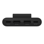 Belkin Barra de Carga con 4 Conectores de Salida, 2 USB-C y 2 USB, Negro