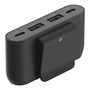 Belkin Barra de Carga con 4 Conectores de Salida, 2 USB-C y 2 USB, Negro