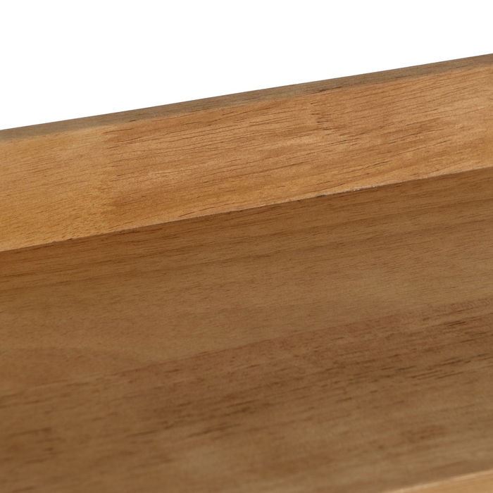 Estantería Pared Negro-Natural 120 X 18 X 30 cm Estantería Pared Negro-Natural 120 X 18 X 30 cm