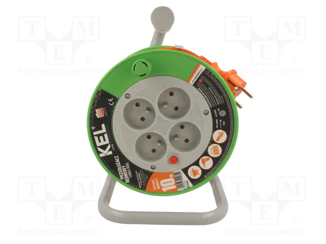KEL Prolongador de alimentación H05VV-F 3G1mm2 10m naranja KEL Prolongador de alimentación H05VV-F 3G1mm2 10m naranja