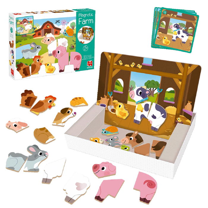 Goula Granja Magnética 1110100488 Juguete Educativo para Niños +2 Años