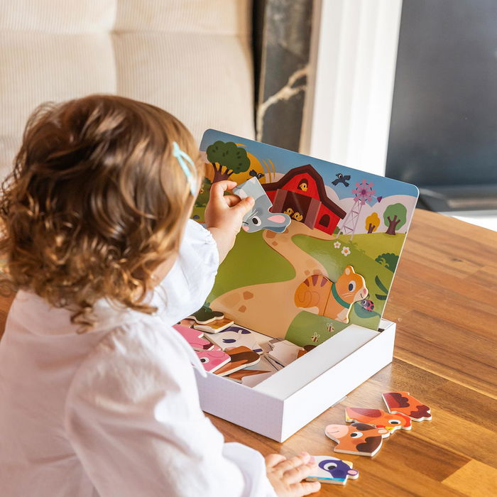 Goula Granja Magnética 1110100488 Juguete Educativo para Niños +2 Años