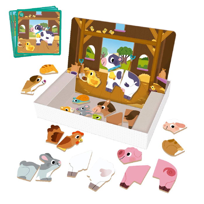 Goula Granja Magnética 1110100488 Juguete Educativo para Niños +2 Años