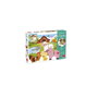 Diset Juego Granja Magnética Educativo para Niños +3 Años con 12 Animales de Madera y Láminas Magnéticas - 30x22x5 cm