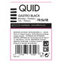 Bandeja Porcelana Gastro Black Quid 19,5x3,6 cm (6 Unidades)