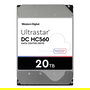 Western Digital WD Ultrastar DC HC560 - Disco duro HDD 20TB 3.5" SAS 7200RPM 512MB cache para servidor/estación de trabajo - Alta carga de trabajo 550TB/año, MTBF 2.5M horas