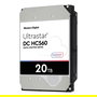 Western Digital WD Ultrastar DC HC560 - Disco duro HDD 20TB 3.5" SAS 7200RPM 512MB cache para servidor/estación de trabajo - Alta carga de trabajo 550TB/año, MTBF 2.5M horas
