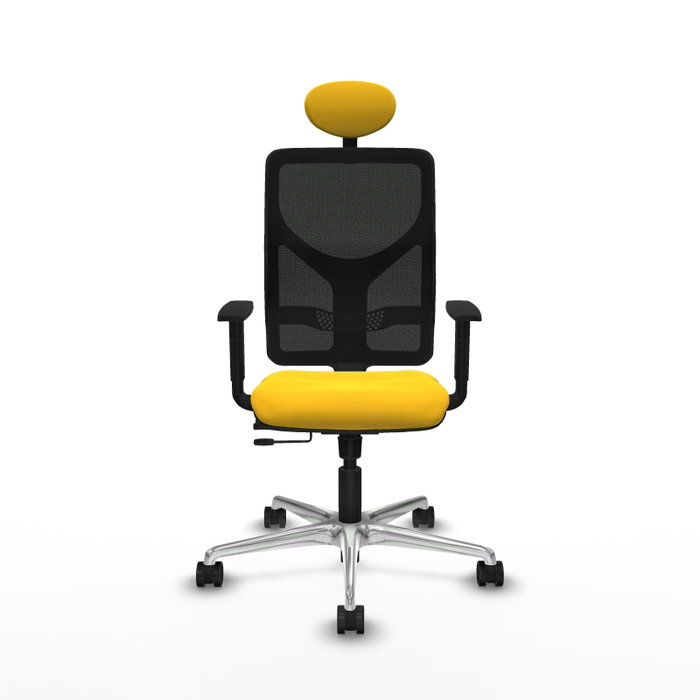 PIQUERAS Y CRESPO Silla de oficina Motilla con mecanismo Sincro/Traslack, Amarillo y Negro PIQUERAS Y CRESPO Silla de oficina Motilla con mecanismo Sincro/Traslack, Amarillo y Negro