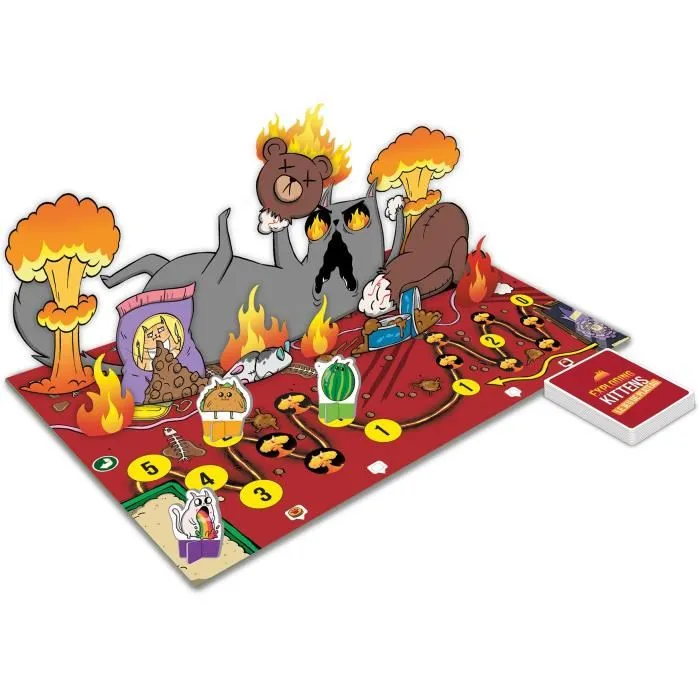 Asmodee Exploding Kittens: El juego de mesa - Idioma francés ASM0810171410559 Asmodee Exploding Kittens: El juego de mesa - Idioma francés ASM0810171410559