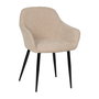 Silla Beige Tejido-Metal Contract 61 X 59,50 X 83 cm (Set de 2)
