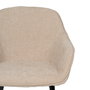 Silla Beige Tejido-Metal Contract 61 X 59,50 X 83 cm (Set de 2)