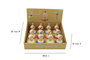 DKD Home Decor Juguete de Madera Peonza Surtido de 6 Unidades Multicolor